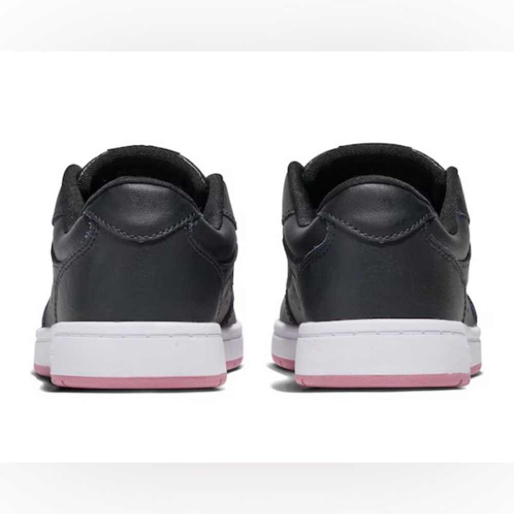 Vans Ryland Low-Top Leather Sneakers in Black & Pink NIB - Picture 5 of 7